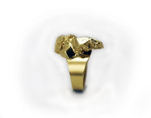 Load image into Gallery viewer, Rokita Gold Earring - Gold Filled Nugget Ring - MERCe
