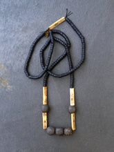 Load image into Gallery viewer, Long Rustic Stone Necklace - MERCe
