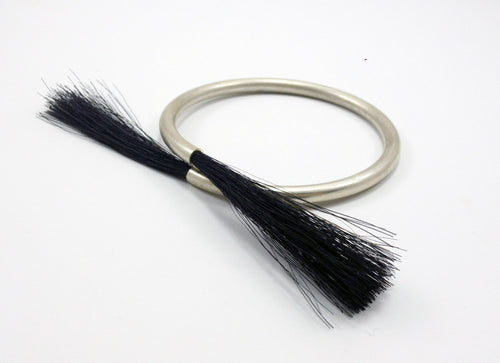 Bora Bracelet - Sterling Silver and Horse Hair Bracelet - MERCe