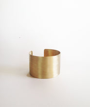 Load image into Gallery viewer, Ronda Bracelet - Wide Round Bronze Cuff Bracelet - MERCe
